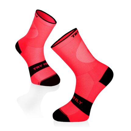 Pirin Hill Αθλητικές κάλτσες ποδηλασίας Fluo Coral